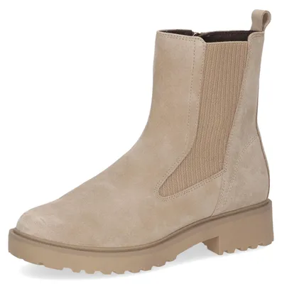 Produktbild von Caprice Chelsea Boots - Beige Leder/Textil : Normal : 38 Größe: 38 Weite: Normal