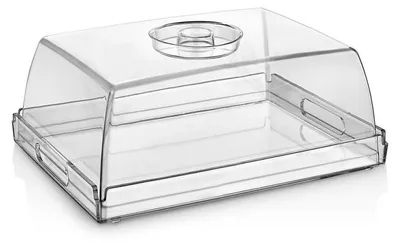 Produktbild von Bahama Tortenhaube und Serviertablett 2 in 1 - rechteckig