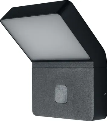 Zdjęcie produktu dla Lampa Ogrodowa Zewnętrzna Kinkiet Elewacyjny LED  11.5W 750lm 3000K IP44 Szary Z Czujnikiem Ruchu i Zmierzchu Endura Ledvance