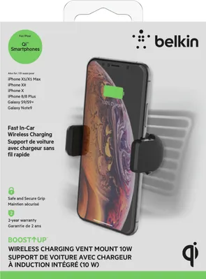 Produktbild von BELKIN BOOSTUP Wireless Charging QI Car mount