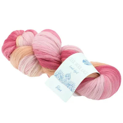 Produktbild von Lana Grossa Cool Wool Lace Hand-Dyed 810 Rosa/Pink/Lachs
