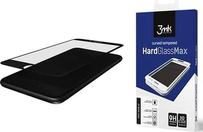 Produktbild von 3MK Hartglas Max 3D Panzerglas für iPhone 7/8 - 9H Härte, 0,3mm Dicke