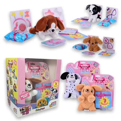 Image de Jeu de peluches, 2 pièces, avec des jeux, cadeau pour enfants, idéal pour un anniversaire