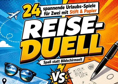 Produktbild von Reise-Duell: 24 spannende Urlaubs-Spiele für Zwei mit Stift & Papier - Spaß statt Bildschirmzeit