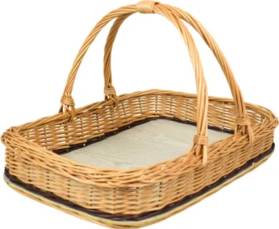 Produktbild von Weidentablett quadratisch 50 cm