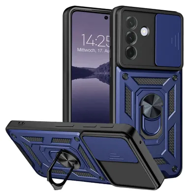 Produktbild von Armor Handyhülle für Samsung Galaxy A27 5G Kameraschutz Handy Panzer Case Cover Schutzhülle Outdoor Farbe: Blau