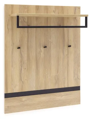 Produktbild von Garderobenpaneel >Toledo< in Grandson Oak - 90x113x28 (BxHxT)