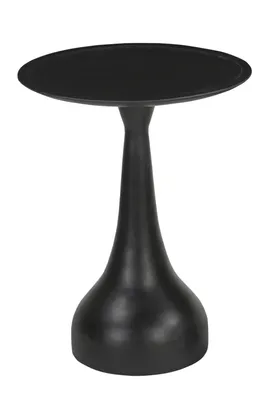 Produktbild von SIT Möbel Beistelltisch Ø 46 cm | runde Tischplatte | Mango massiv schwarz | B 46 x T 46 x H 59 cm | 14778-11 | Serie BLACK SMOOTH