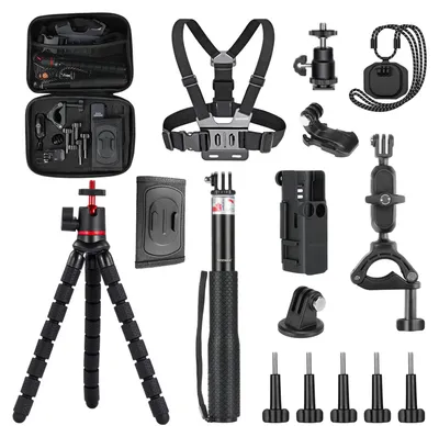 Produktbild von NEEWER Basics 16 In 1 Zubehörset kompatibel mit DJI OSMO Pocket 3, Mini Stativ S