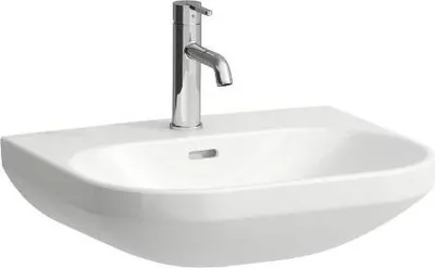 Zdjęcie produktu dla Laufen Lua - Umywalka 46x55 cm, z przelewem, z otworem na baterię, biała H8110810001041