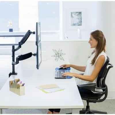 Produktbild von Fellowes Platinum Series 8043401, Klemme/Durchführung, 8 kg, 81,3 cm (32"), 75 x 75 mm, 100 x 100 mm, Schwarz