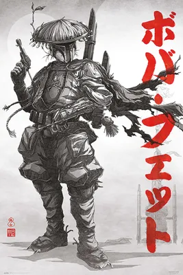 Zdjęcie produktu dla Plakat star wars visions boba fett