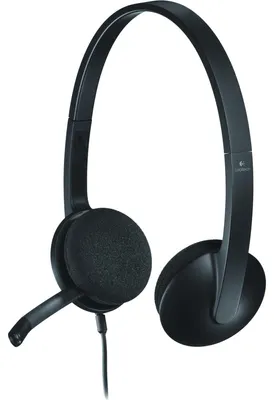 Productafbeelding van Logitech 981-000475 Hoofdtelefoon H340, zwart