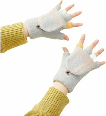 Produktbild von Kinderfustlinge fr den Winter grau