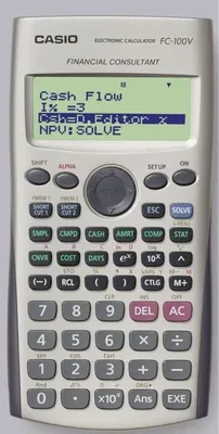 Calcolatrice Finanziaria Casio FC-200V - Per Calcoli Di Investimenti E Ammortamenti