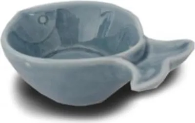 Produktbild von Schale Fisch, Steingut, blau