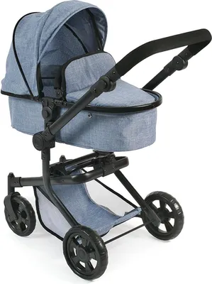Image de Bayer Chic 2000 Poussette de poupée combinée "MIKA" - Couleur : Jeans blue ; 595 50