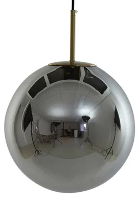 Obrázek produktu pro Light & Living - závěsné svítidlo - Medina - černá - sklo kouřové sklo - Ø 40cm - E27 - 2958865