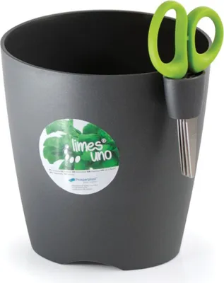 Obrázok produktu pre Kvetináč na Bylinky LIMES UNO 15 cm Grafit