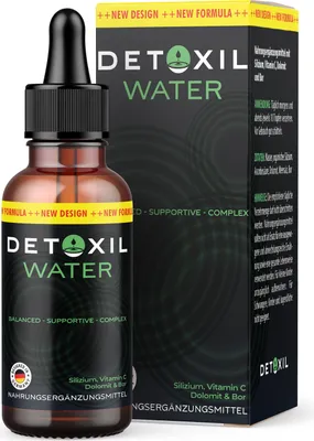 Produktbild von Detoxil Water Tropfen - 50ml - Glutenfrei & laktosefrei - 1x