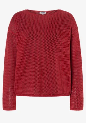 Produktbild von MORE & MORE Ajour Pullover red pepper 34