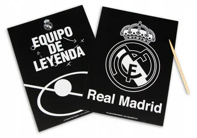 Obrázek produktu pro Sada stíracích obrázků Real Madrid    Jedna velikost