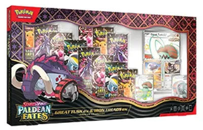 Image de Pokémon - Paldean Fates - Collection Premium « Great Tusk EX & Iron Treads EX »