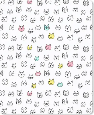 Produktbild von MuchoWow® Mauspad Mousepad Mädchen - Katze - Haustiere - Muster - Mädchen - Kinder - Kinder 30x40 cm - Mousepads - Maus Mat - Pad - Mausunterlage - Mausmatten
