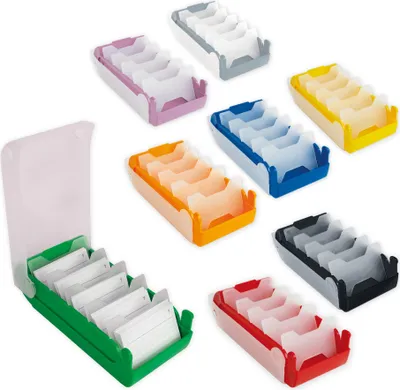 Produktbild von TimeTEX Karteikasten für A8 Kunststoff