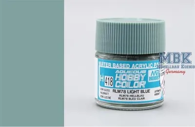 Produktbild von Mr Hobby - Gunze H-418 - Aqueous Hobby Colors (10 ml) RLM78 Light Blue - Neu