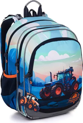 Productafbeelding van Rugzak voor kinderen met tractorprint, model ELLY 25015