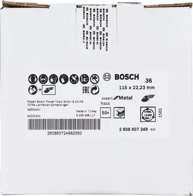 Produktbild von Fiberschleifscheibe R444, Expert for Metal, Bohr.: 22,23 mm