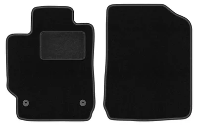 Image de Tapis avant en moquette pour Toyota Camry VII 2007-2011 (berline) – 2 pièces, noirs, sur mesure – Wielganizator LUX