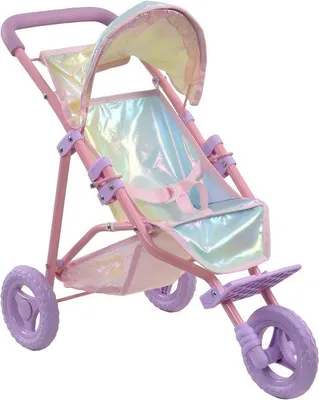 Produktbild von Babypuppenwagen Regenbogenfarben Spielzeug