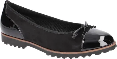Produktbild von Gabor 04.100 Ballerinas - Damen Halbschuhe - Slipper schwarz Elegant NEU