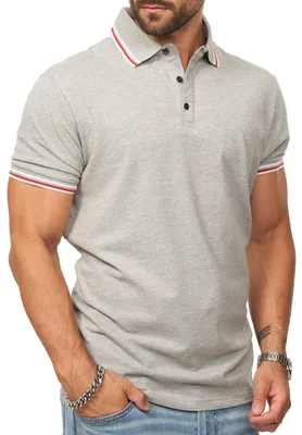 Produktbild von DAILY Baumwolle Herren Poloshirt in Kurzarm als Polo T-Shirt aus 100% Baumwolle - Polo-Hemd für Herren Männer Polohemd im Regular-Fit in Piqué-Qualität