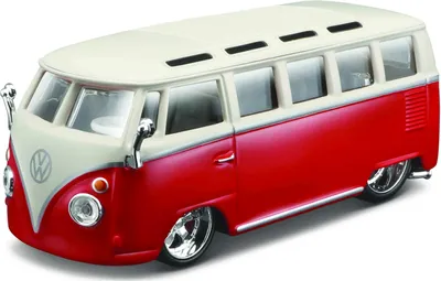 Immagine prodotto di Bburago 1:32 Volkswagen Van Samba Rosso-Bianco