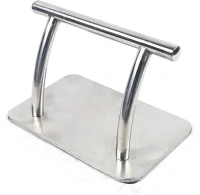 Produktbild von Famanu Fußstütze Friseurstuhl - Edelstahl - Silber - Fußbank - Friseursalon Zubehör - 2 kg