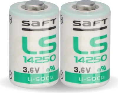 Produktbild von 2x Saft Lithium 3,6V Batterie LS 14250 - 1/2 AA - LS14250 Li-SOCl2