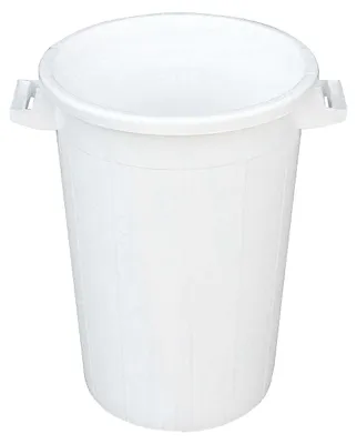 Image de Poubelle blanche 75 litres - Ø 44 x 60 cm (h)
