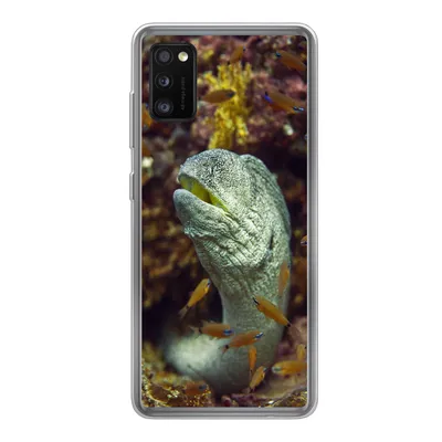 Produktbild von MuchoWow® Handyhülle Schutzhülle Hülle für Samsung Galaxy A41 Fische - Korallen - Ozean Silikon Softcase Handy Hülle - Mobiltelefon