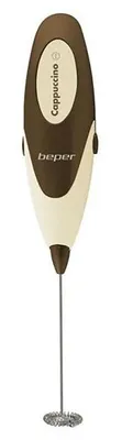 Produktbild von Beper 90.349, Automatic milk frother/warmer, Braun, Hellbraun, Edelstahl, Kunststoff, Akku, AA