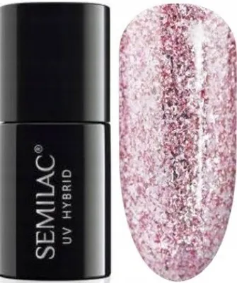 Obrázek produktu pro SEMILAC Hybrydový lak 293 Rose Gold Shimmer - 7ml