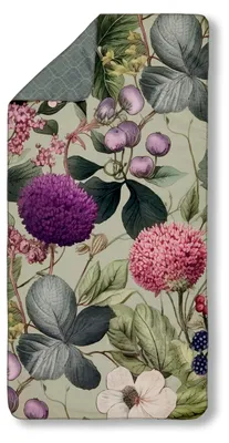 Produktbild von Sports towel  Descanso 50x100 cm - flowers & leaves