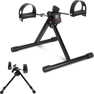 Produktbild von Faziango Mini-Heimtrainer Heimtrainer für das Training von Armen und Beinen Statisches Mini-Fahrrad mit einstellbarem Widerstand Mini-Fahrrad Aerobic-Pedaltrainer Heimtrainer Beintrainer für das Training
