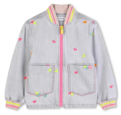 Immagine prodotto di Giacca di jeans Billieblush per bambine, colore grigio, taglia 4 anni