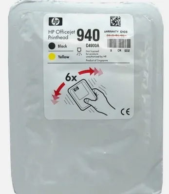 Produktbild von HP 940 Black and Yellow Original Printhead, Schwarz, Gelb, 1 Stück(e)