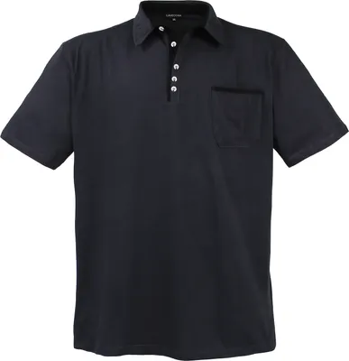 Produktbild von Übergrössen Hippes Polo-Shirt Kurzarm LAVECCHIA Anthrazit 8XL