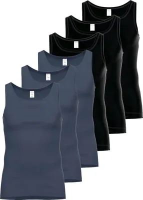 Produktbild von 6er Pack Unterhemd Day Classic / Feinripp Premium von der Marke AMMANN 5