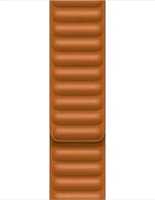 Obrázek produktu pro APPLE 41mm zlatohnědý kožený článek S/M